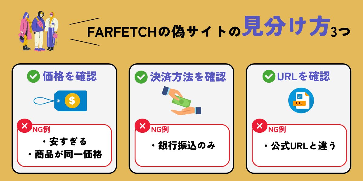 FARFETCH(ファーフェッチ)の偽サイトの見分け方【要注意】